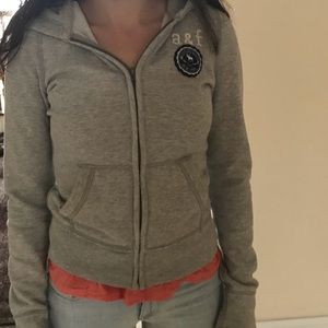 Abercrombie kids gray sweater